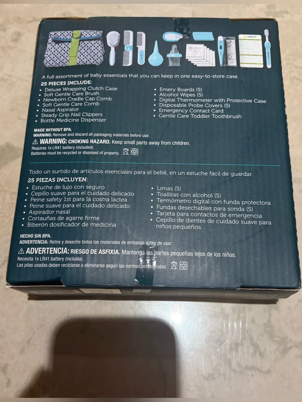 Safety 1st Deluxe Healthcare & Grooming Kit - 25 Pieces